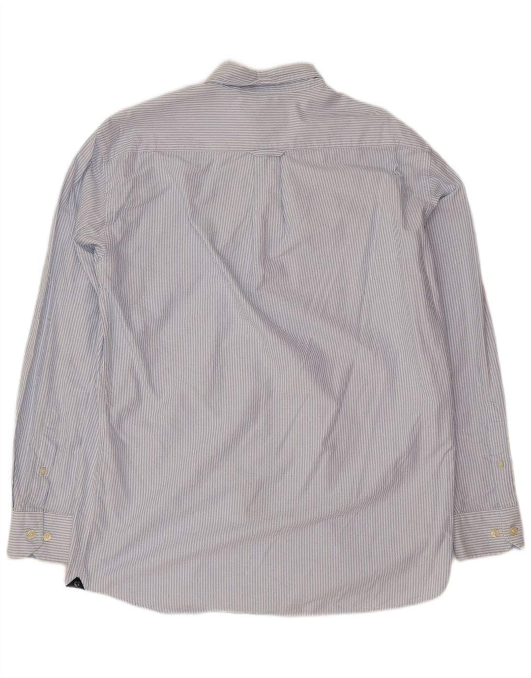 Gant Mens Shirt Large Blue Striped Cotton