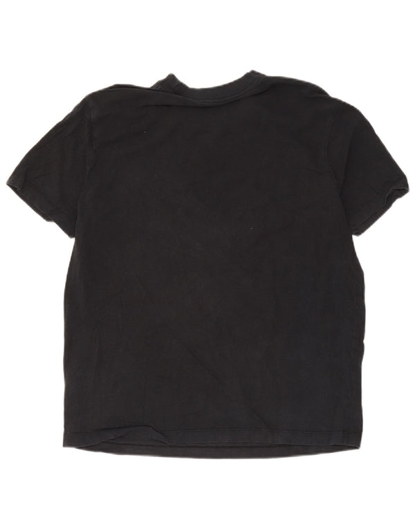 Nike Womens Loose Fit T-Shirt Top UK 10 Small Black Cotton