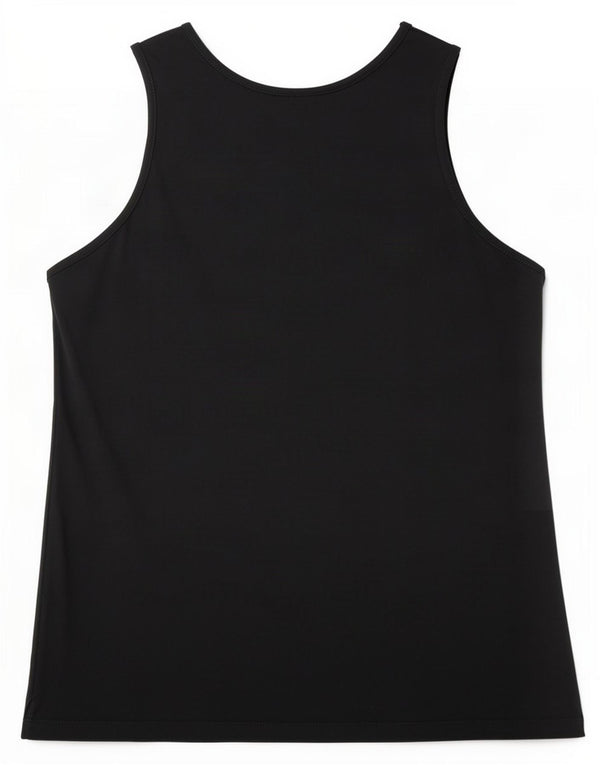 Adidas Womens Graphic Vest Top UK 16 Large Black Cotton