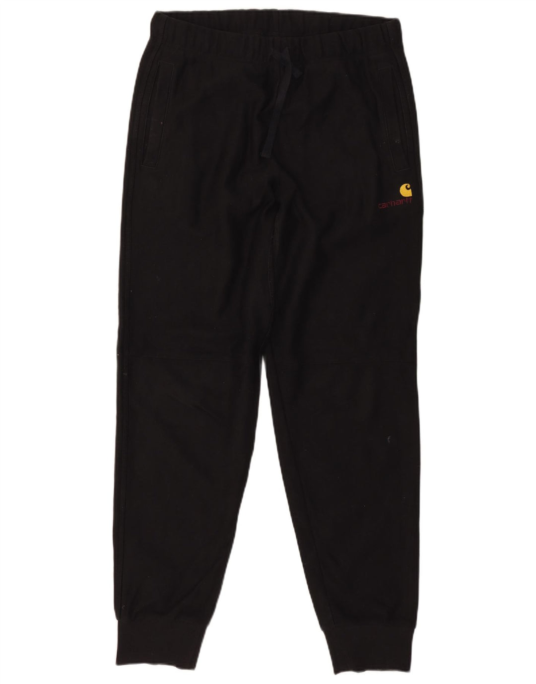 Carhartt Mens Tracksuit Trousers Joggers Medium Black Cotton