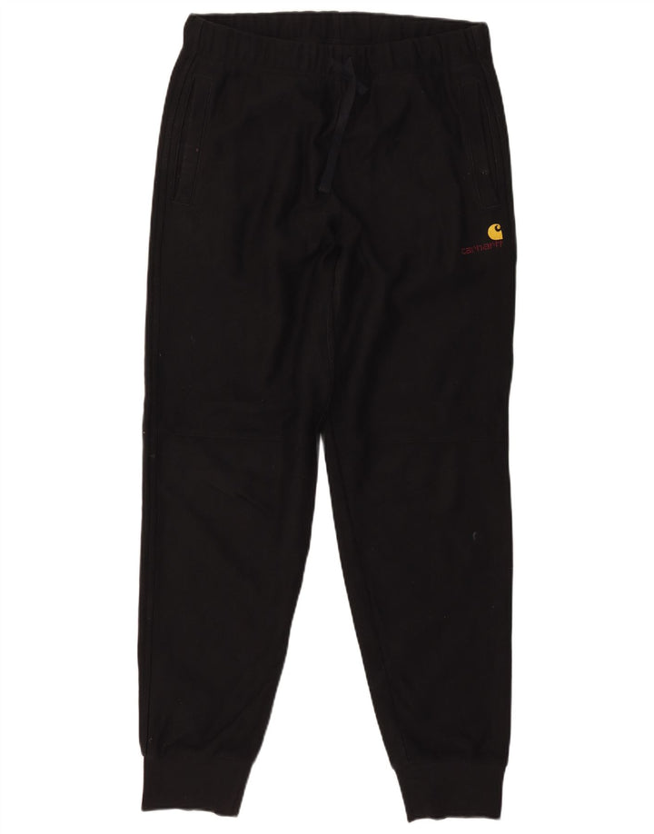 Carhartt Mens Tracksuit Trousers Joggers Medium Black Cotton