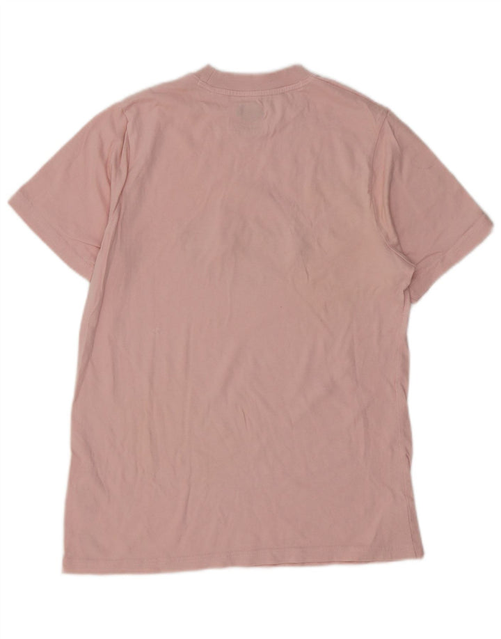DICKIES Mens Graphic T-Shirt Top XS Pink Cotton