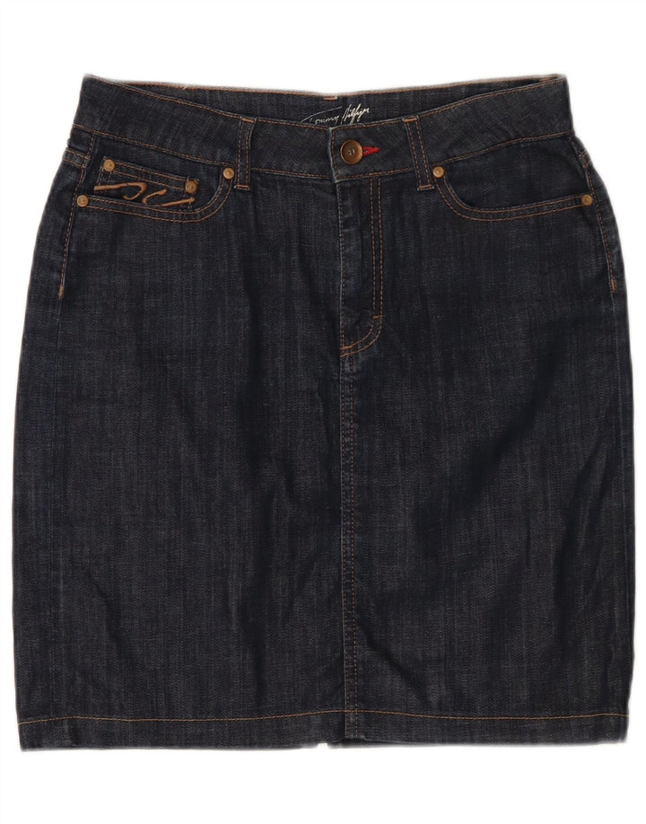 Tommy Hilfiger Womens Denim Skirt W28 Medium Navy Blue