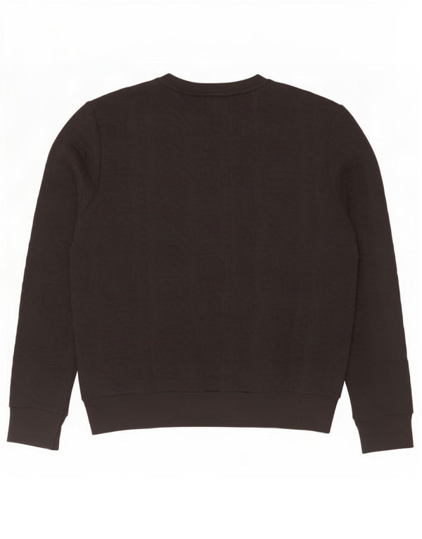 Tommy Hilfiger Womens Sweatshirt Jumper UK 16 Large Black Polyester