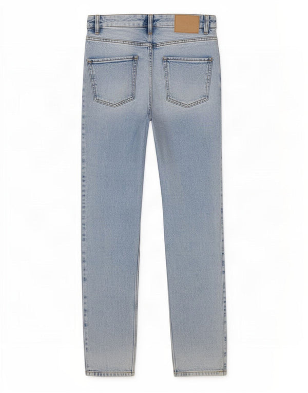 Zara Womens High Waist Tapered Jeans EU 32 2XS W22 L27 Blue Cotton