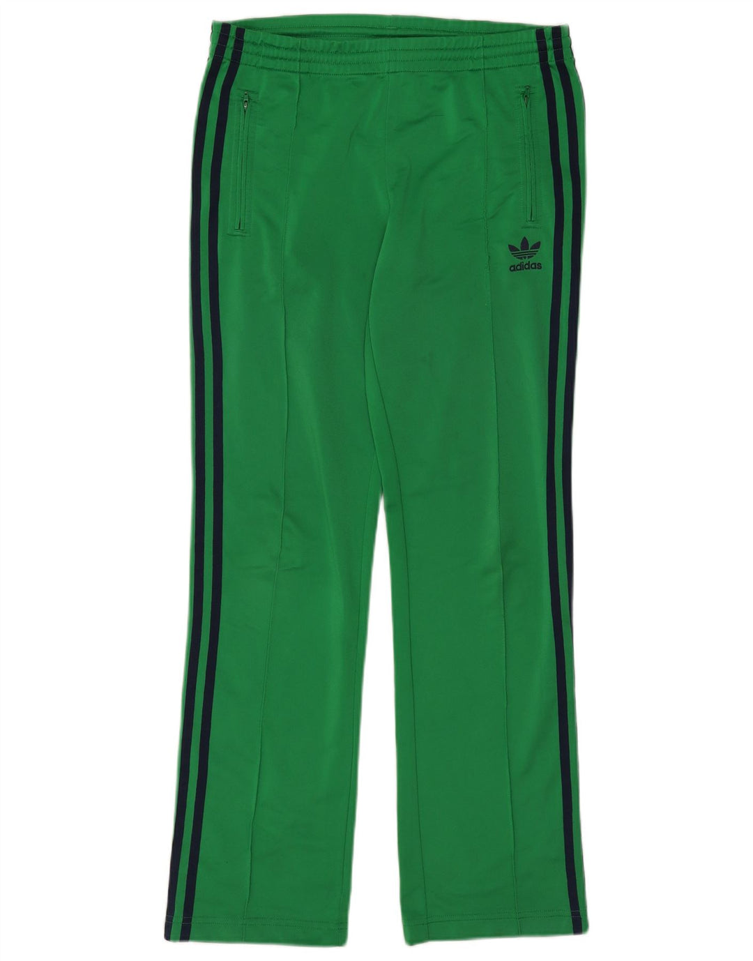 ADIDAS Womens Tracksuit Trousers EU 38 Medium Green Polyester