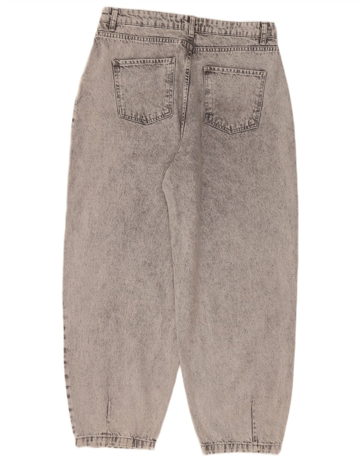 Vintage Womens Loose Jeans W32 L27 Grey Cotton
