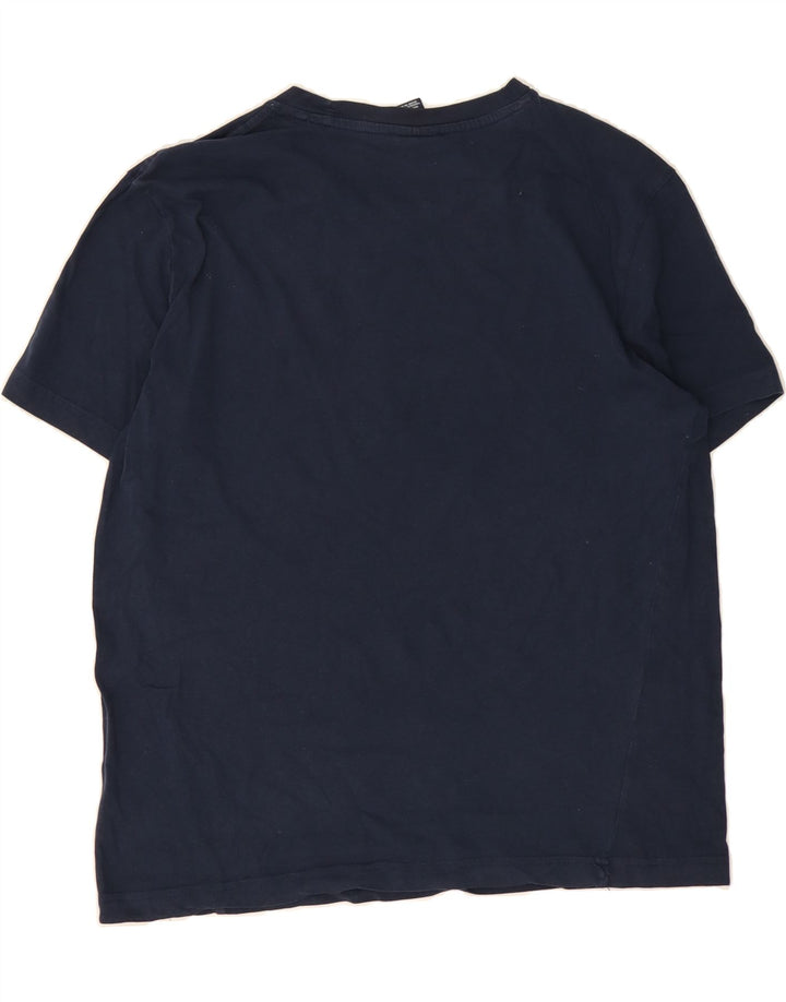 CHAMPION Mens Graphic T-Shirt Top Medium Navy Blue Cotton Vintage Champion and Second-Hand Champion from Messina Hembry 