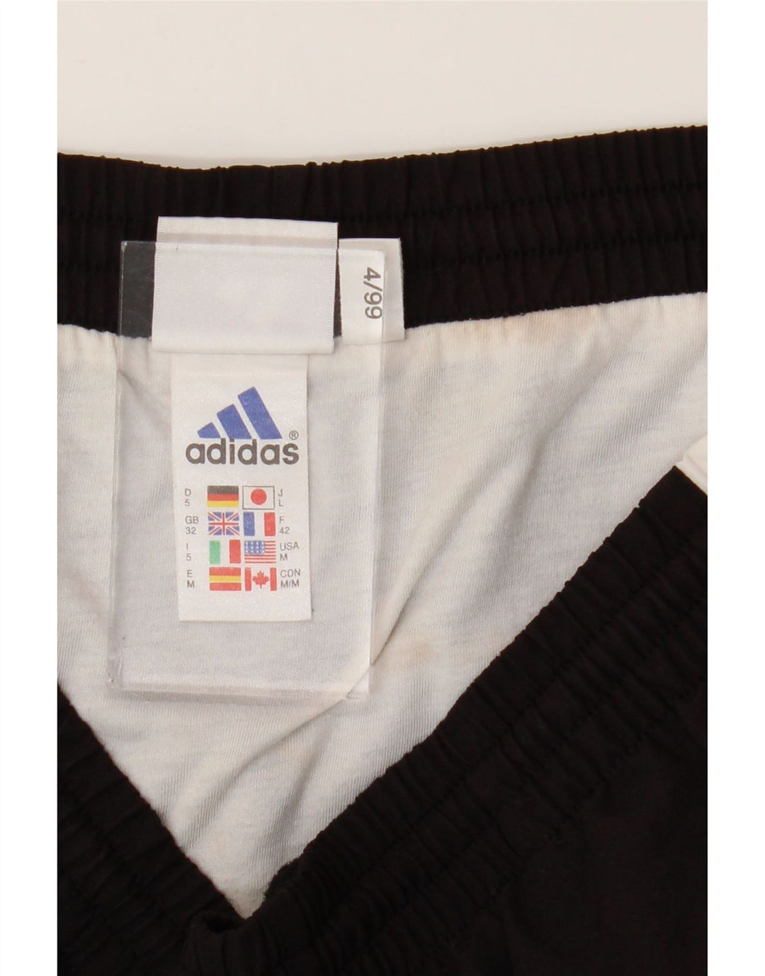 Adidas Mens Graphic Sport Shorts Medium  Black Colourblock Polyester