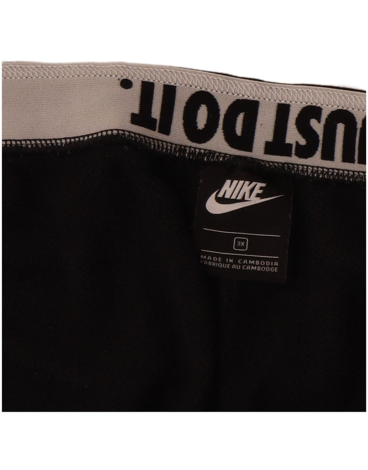 NIKE Mens Tracksuit Trousers Joggers 3XL  Black Cotton