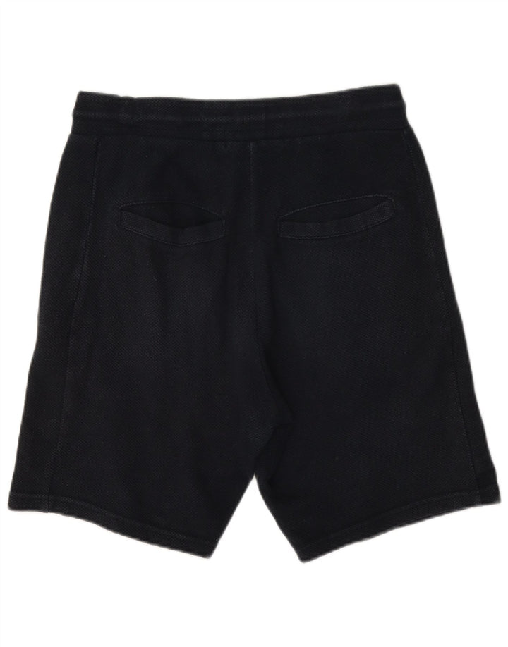 Zara Mens Sport Shorts Medium Navy Blue Cotton