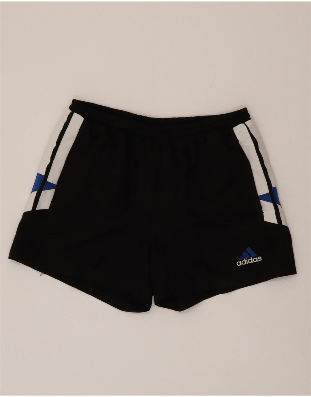 ADIDAS Mens Sport Shorts Large  Black Colourblock Polyester