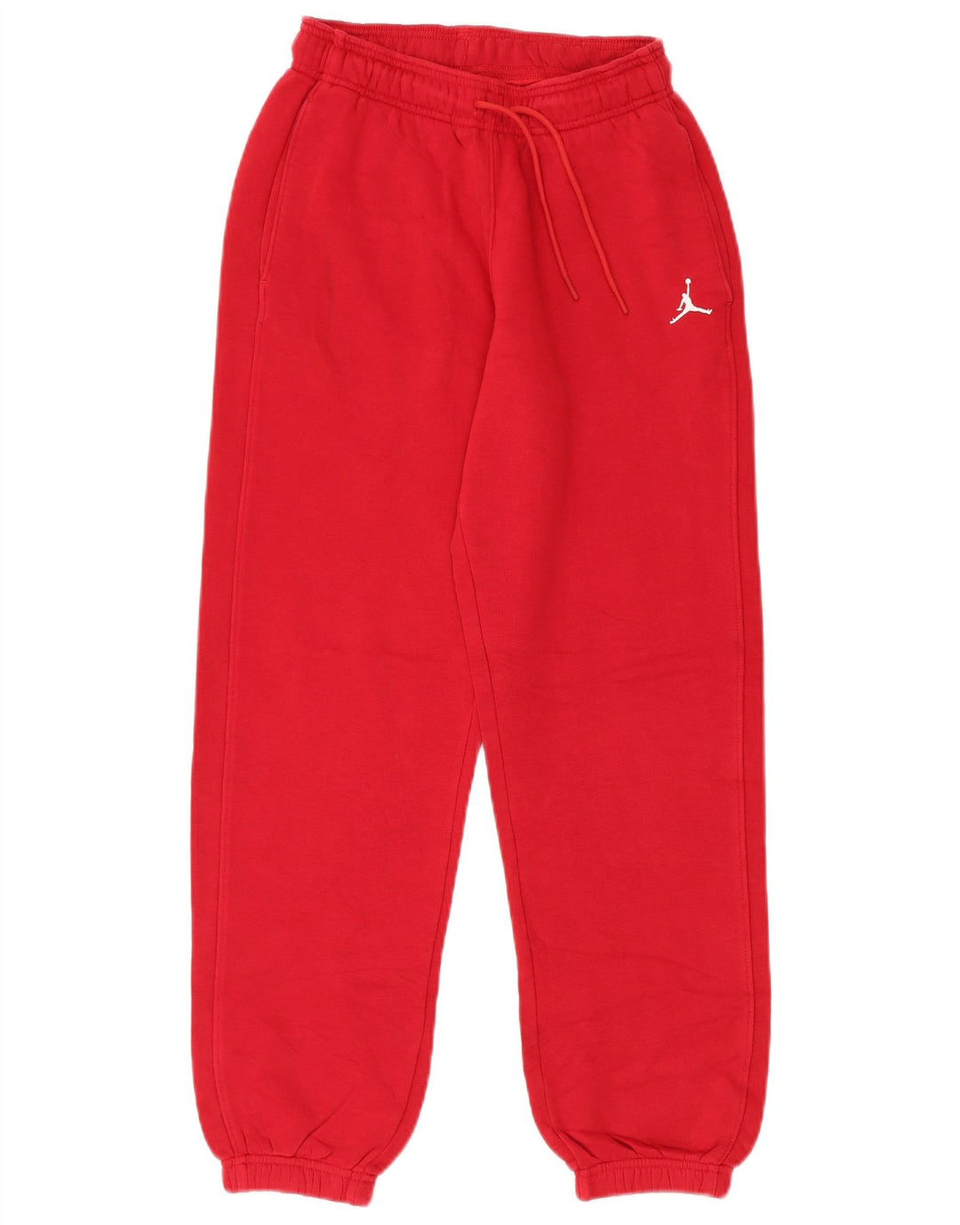 JORDAN Womens Tracksuit Trousers Joggers UK 6 XS  Red Cotton