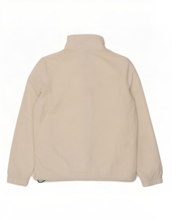 Adidas Womens Oversized Tracksuit Top Jacket UK 6 XS White Polyester