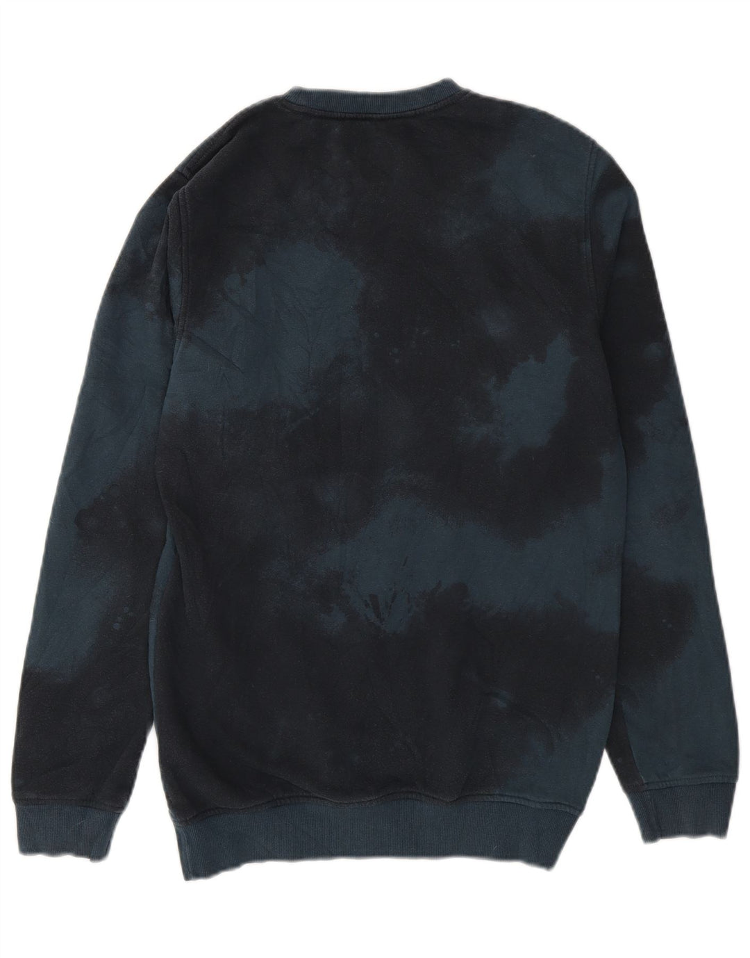 Adidas Mens Sweatshirt Jumper Small Blue Tie Dye Cotton