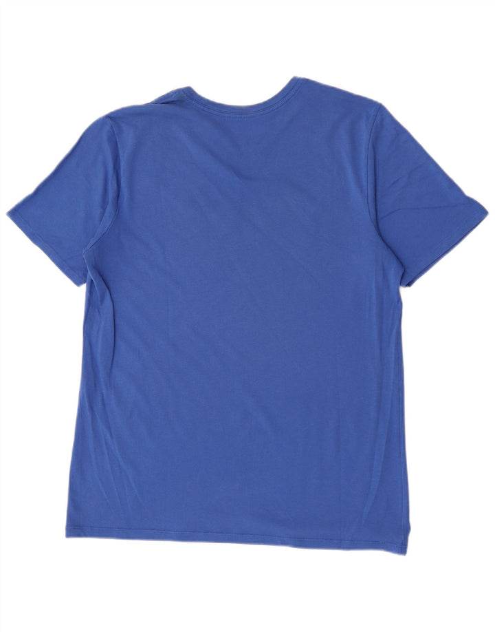 Nike Mens Athletic Cut Graphic T-Shirt Top Large Blue