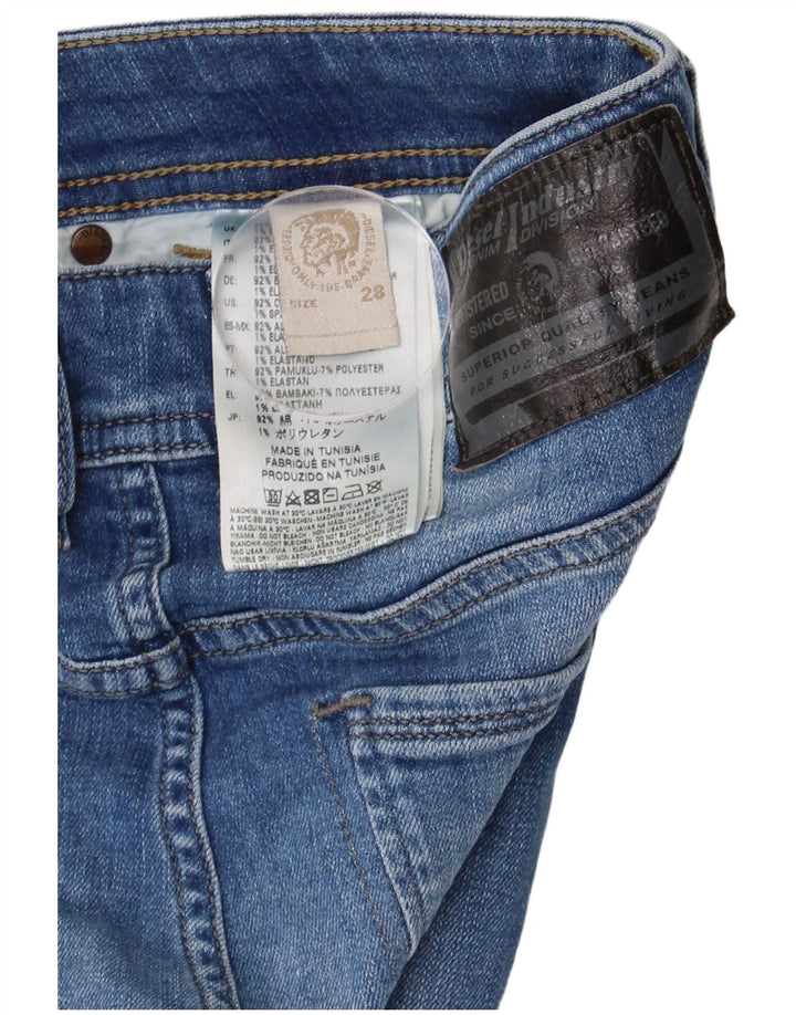 Diesel Womens Slim Jeans W28 L32 Blue Cotton