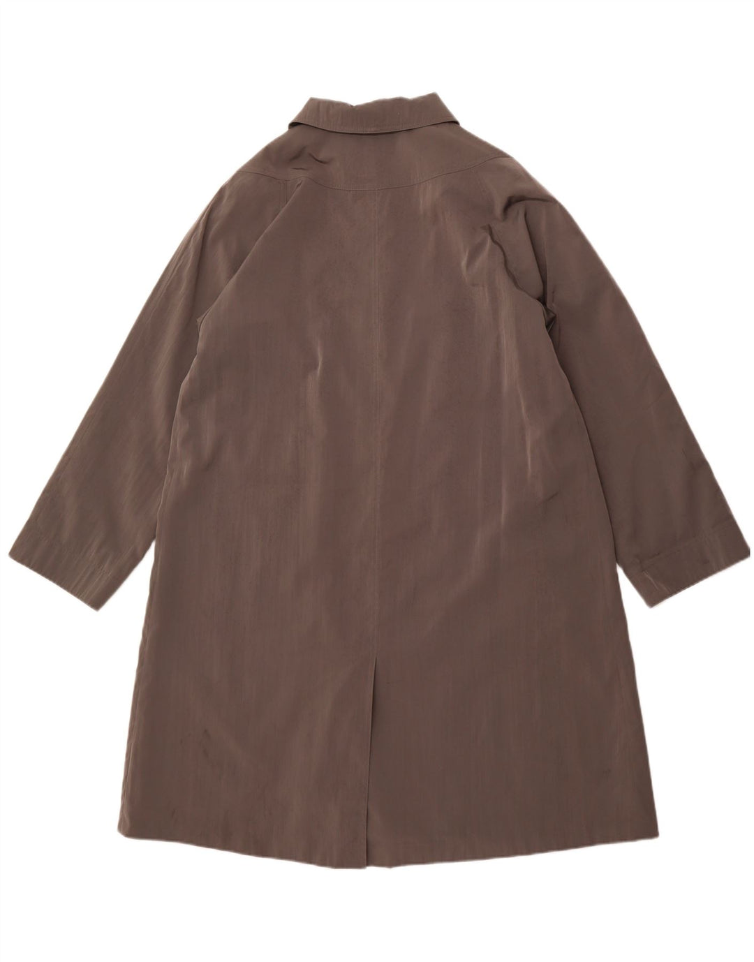 CLAUDE HAVREY Womens Overcoat UK 16 Large Grey Polyester