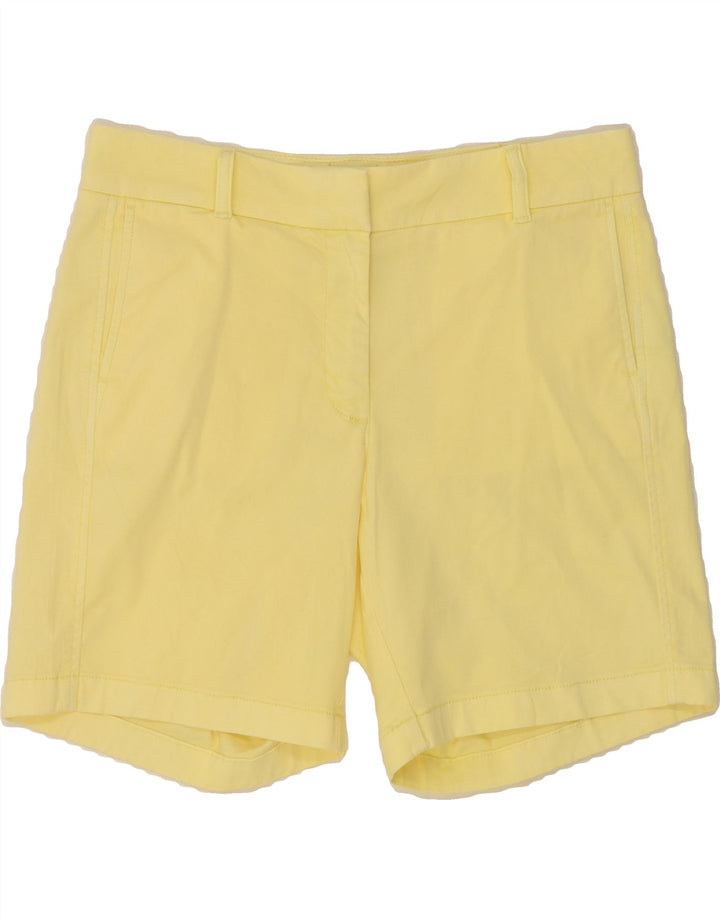J. CREW Womens Chino Shorts US 8 Medium W30 Yellow Cotton Vintage J. Crew and Second-Hand J. Crew from Messina Hembry 