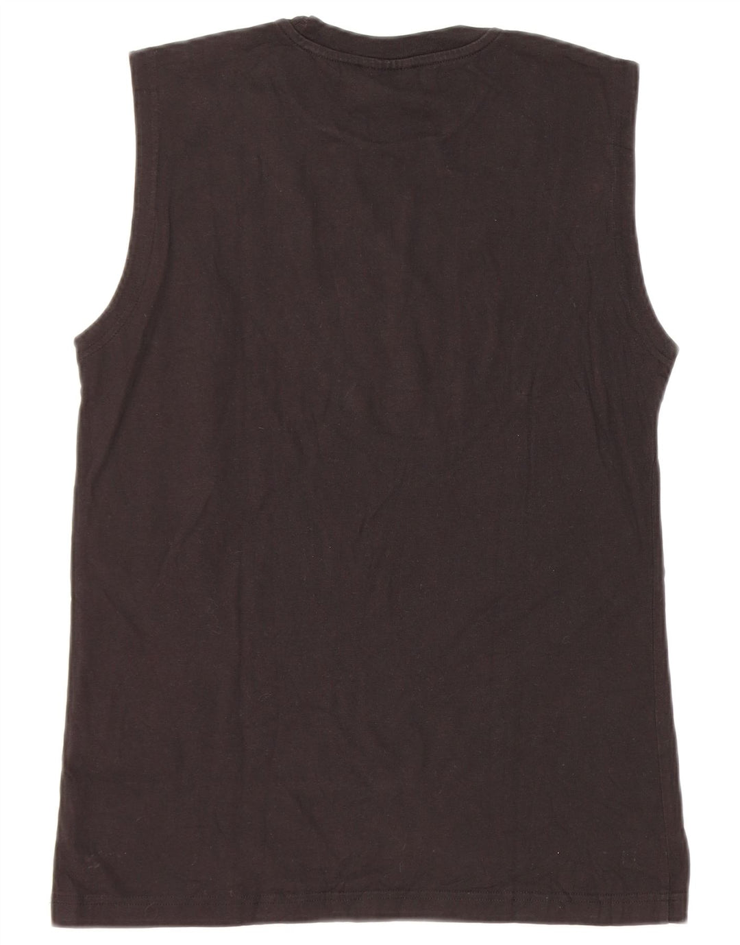 Champion Womens Vest Top UK 12 Medium Black Cotton