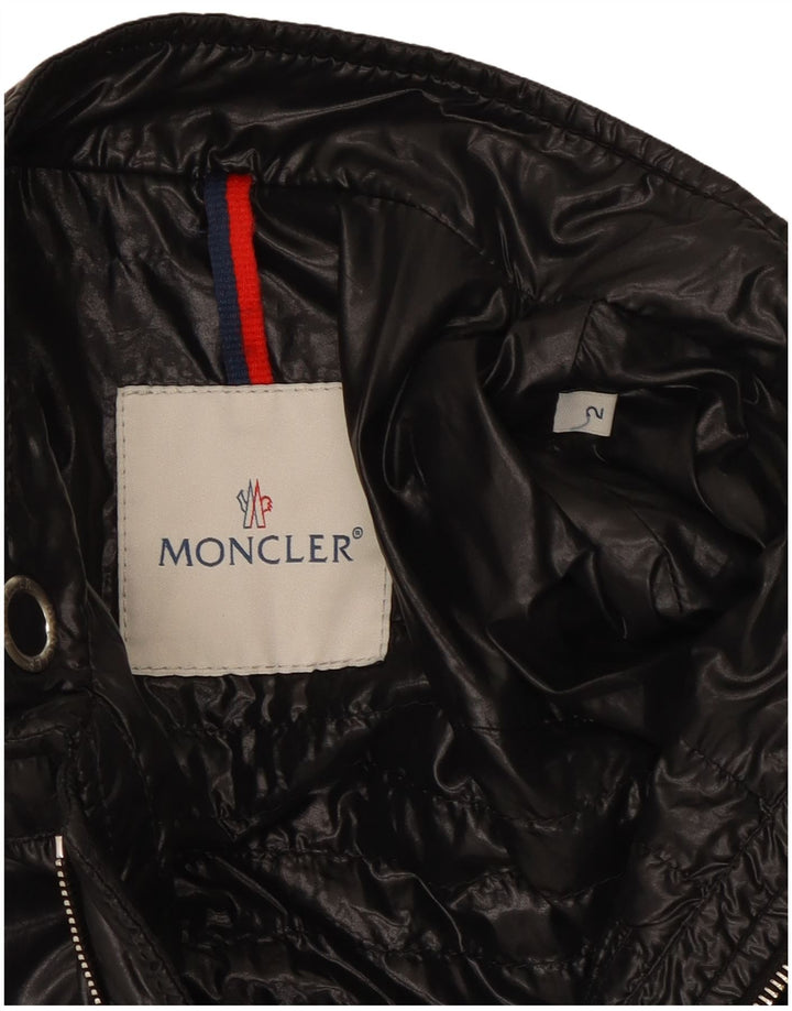 Moncler Womens Padded Jacket Size 2 Medium Black Polyamide