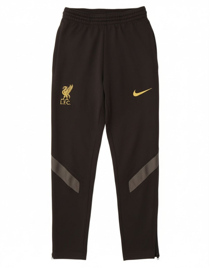 NIKE Boys Liverpool Tracksuit Trousers 8-9 Years Small  Grey Polyester