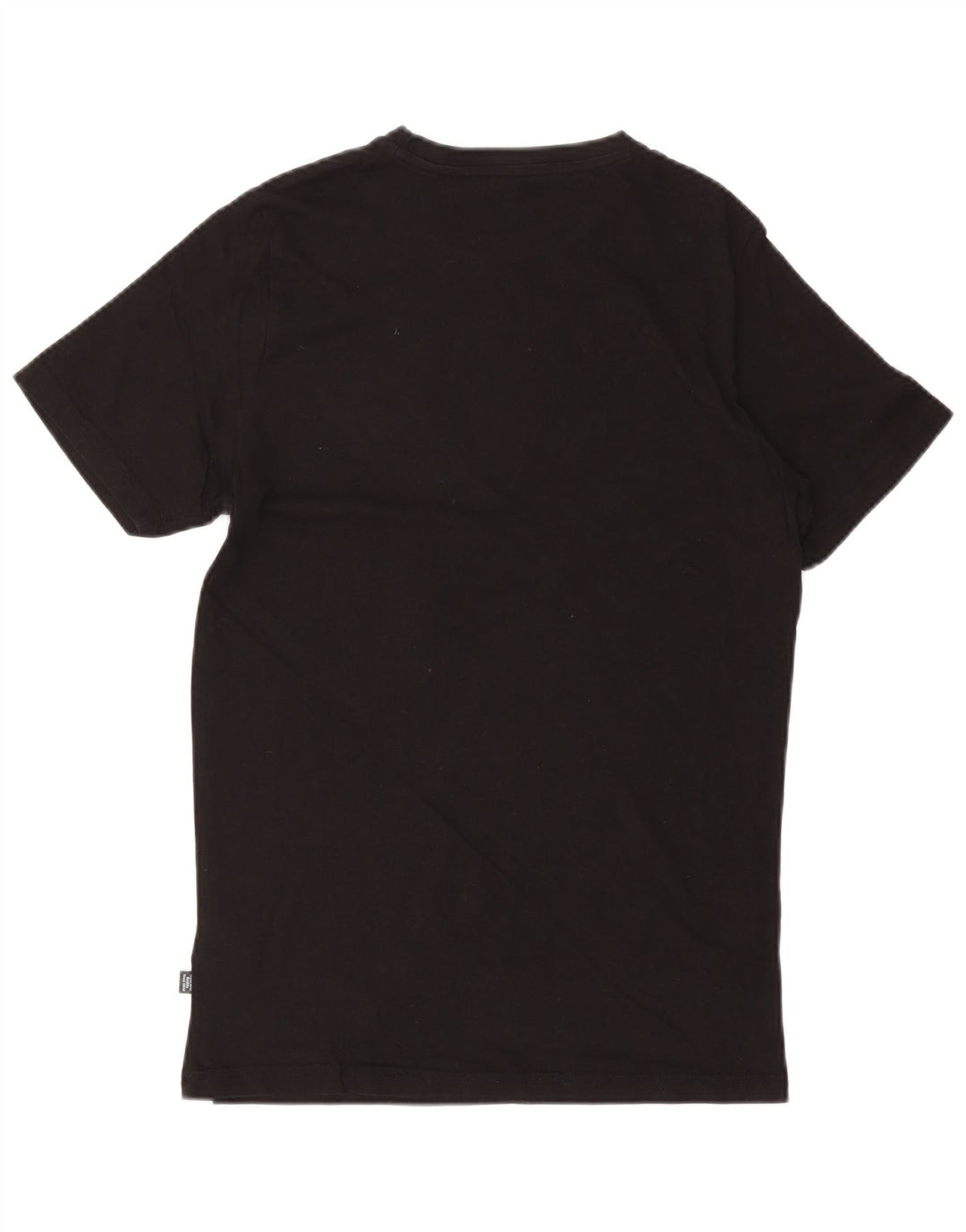 PUMA Mens Graphic T-Shirt Top Small Black Cotton