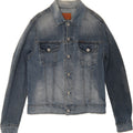 ENERGIE Womens Denim Jacket UK 14 Medium Blue Cotton Vintage Energie and Second-Hand Energie from Messina Hembry 