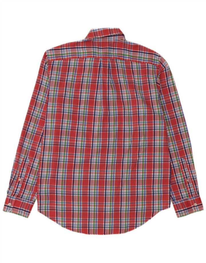 VINEYARD VINES Mens Shirt Small Red Check Nylon