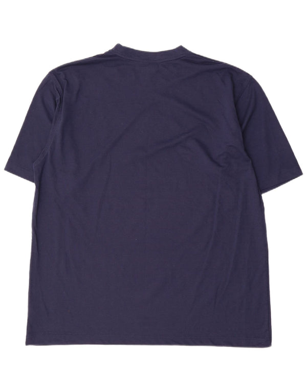 UMBRO Mens T-Shirt Top 2XL Navy Blue Cotton