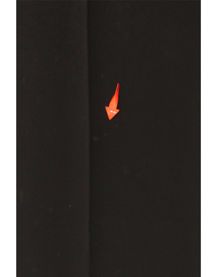 REISS Womens High Waist Casual Trousers UK 12 Medium W32 L30 Black