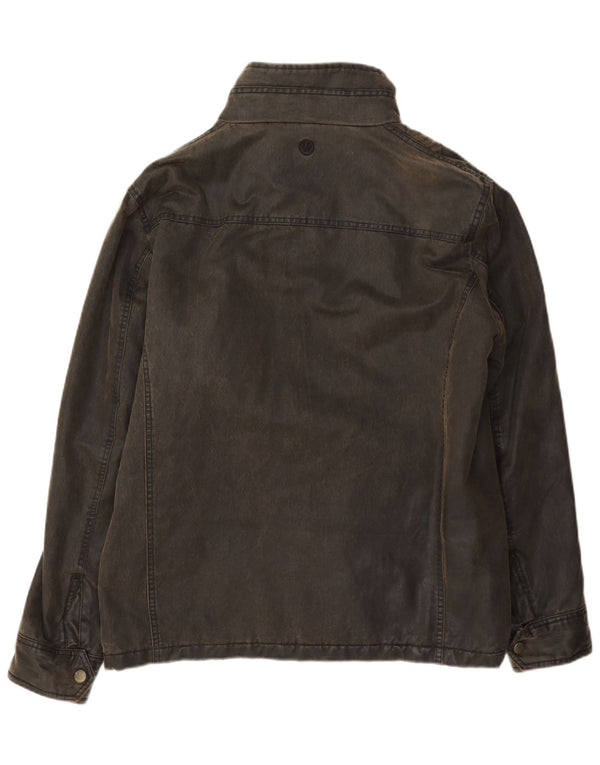 Fat Face Mens Waxed Cotton Jacket UK 38 Medium Brown