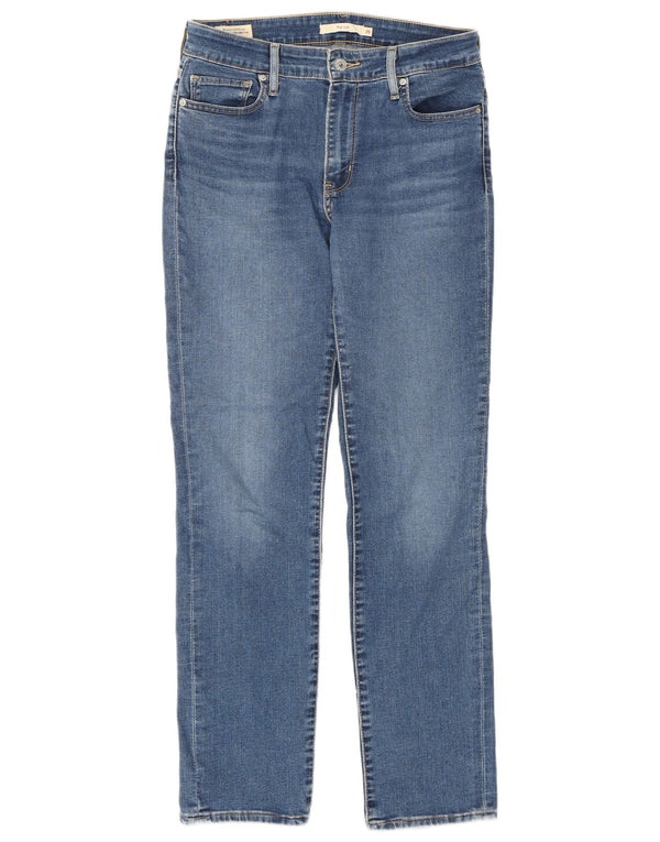 Levi's Womens 712 Slim Jeans W29 L30 Blue Cotton