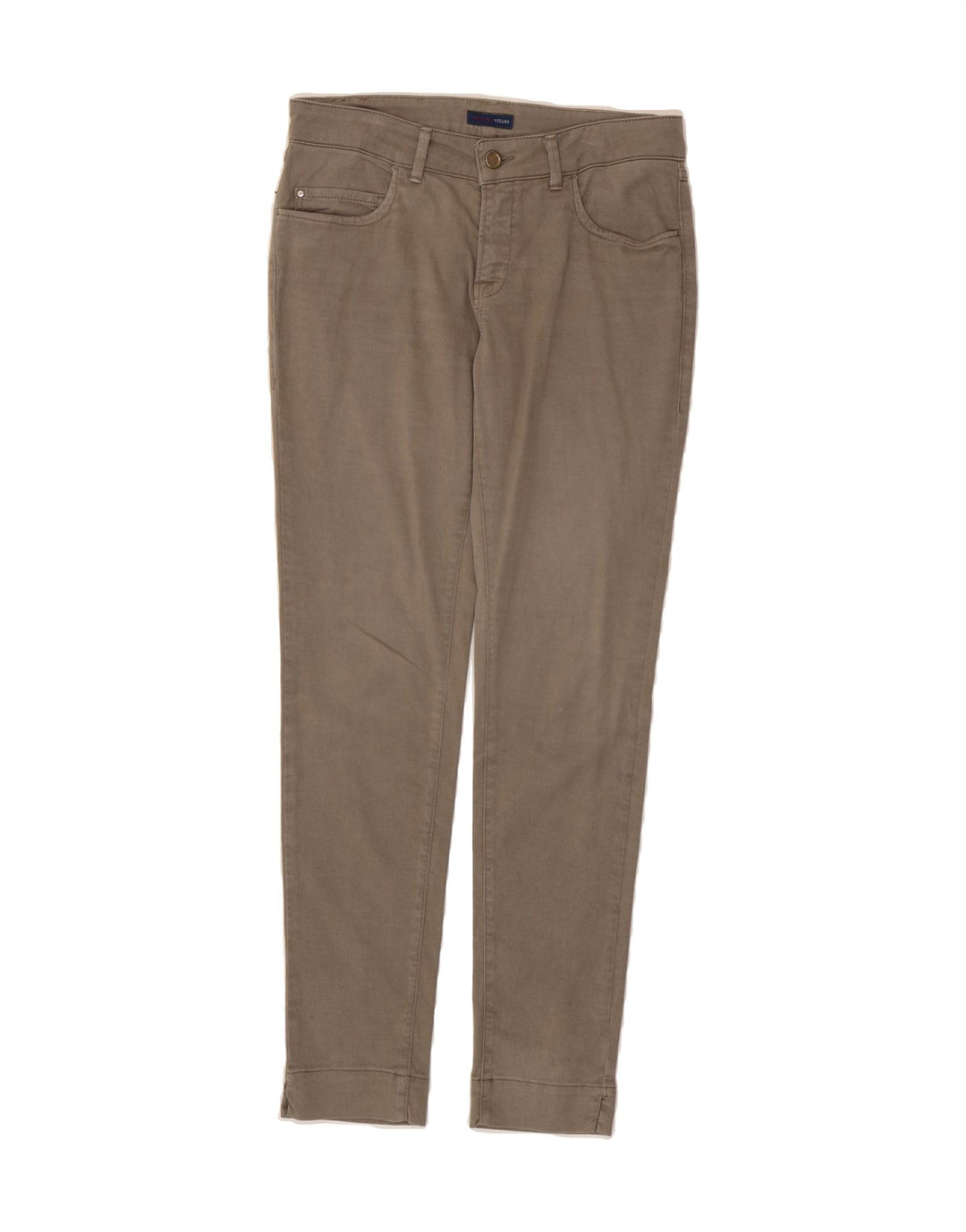 TRUSSARDI Womens Slim Jeans W27 L30 Grey Cotton Vintage Trussardi and Second-Hand Trussardi from Messina Hembry 