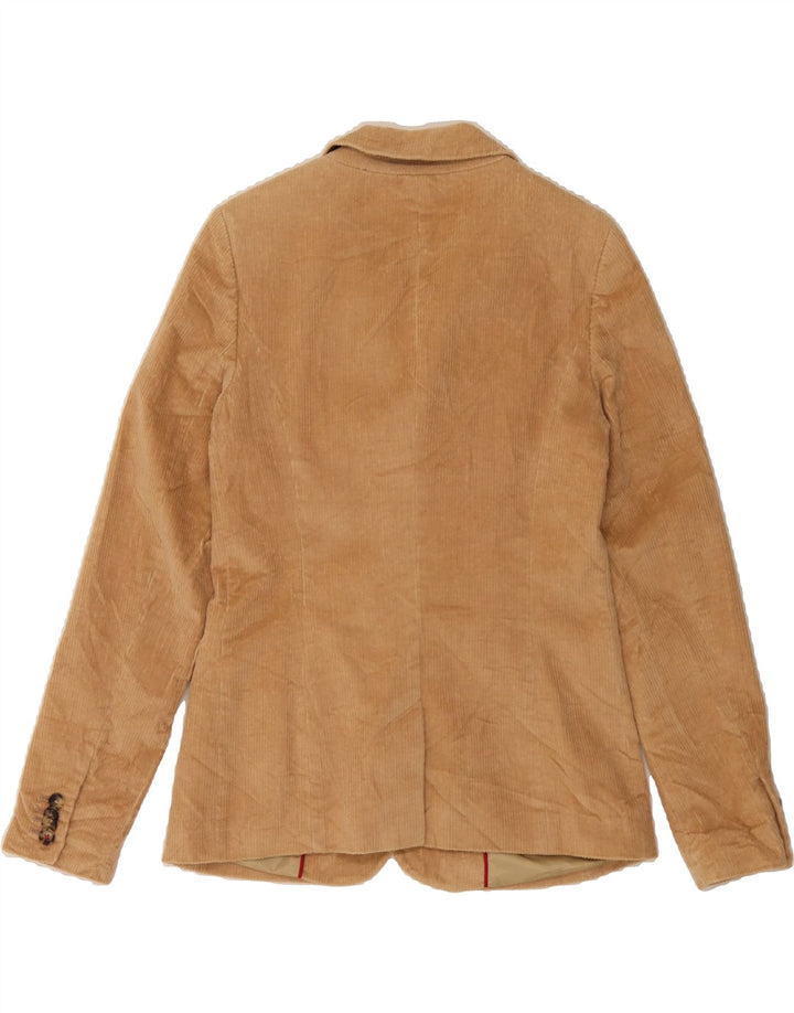 TOMMY HILFIGER Womens 2 Button Corduroy Blazer Jacket UK 8 Small Beige Vintage Tommy Hilfiger and Second-Hand Tommy Hilfiger from Messina Hembry 