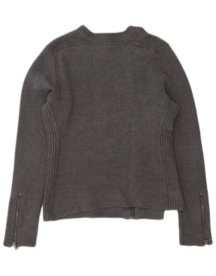 Gap Womens Cardigan Sweater UK 14 Medium Grey