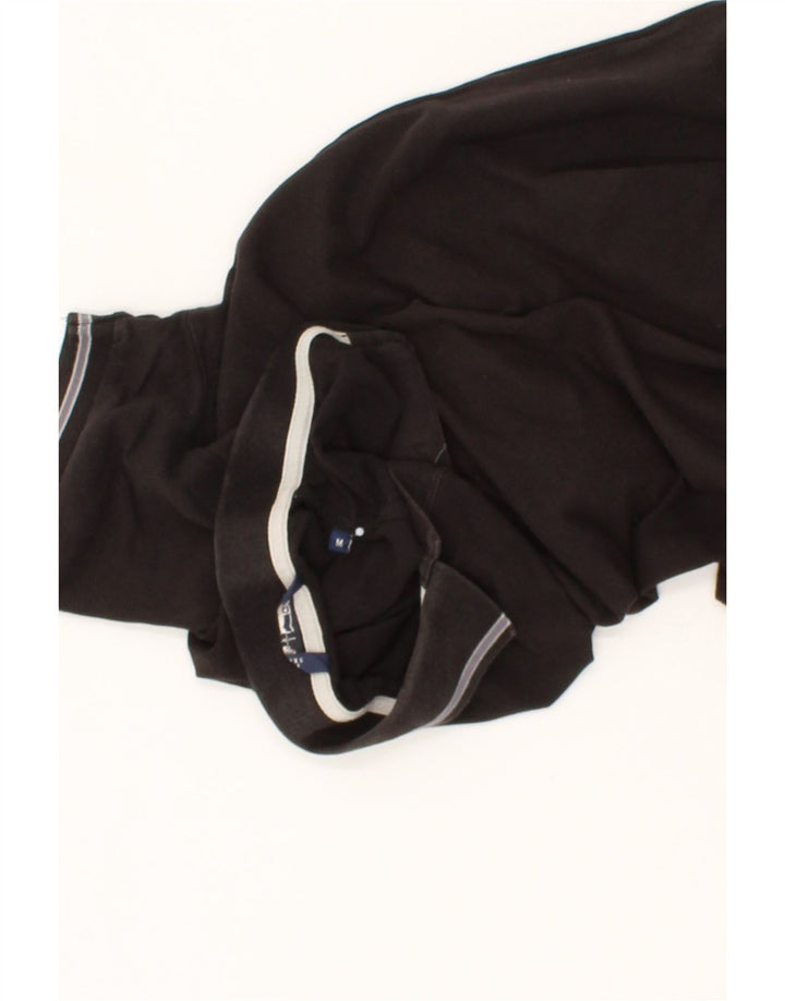 GAS Mens Polo Shirt Medium Black Cotton Vintage Gas and Second-Hand Gas from Messina Hembry 