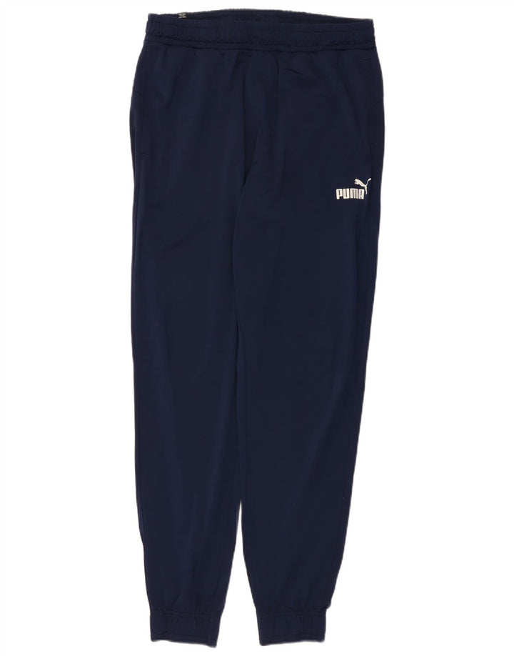 PUMA Mens Tracksuit Trousers Joggers Large Navy Blue
