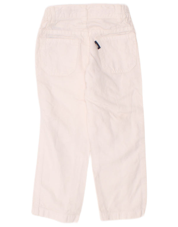 Jeckerson Boys Straight Casual Trousers 2-3 Years W18 L15 White Cotton