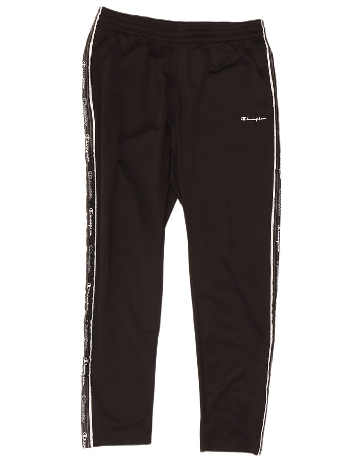 Champion Mens Graphic Tracksuit Trousers XL Black Polyester