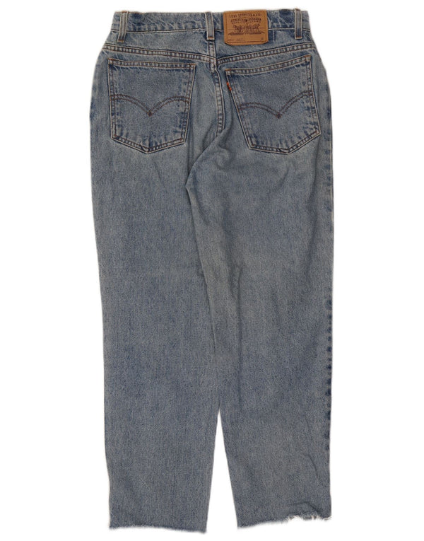 Levi's Womens High Waist Slim Fit Tapered Jeans Medium W28 L26 Blue