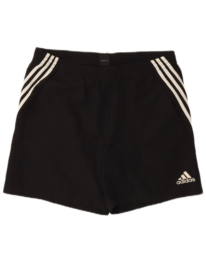 ADIDAS Mens Sport Shorts Large Black Polyester