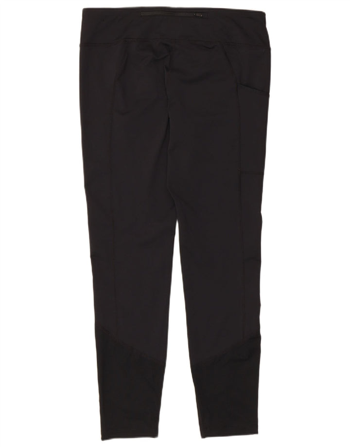 NIKE Womens Dri Fit Leggings UK 16 Large Black Polyester