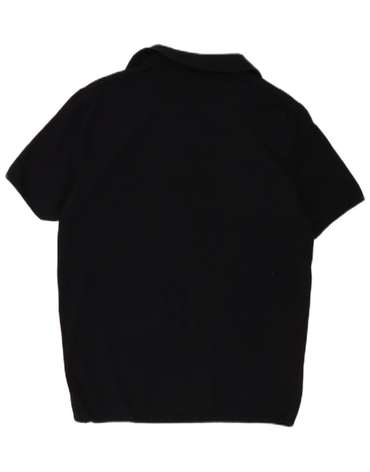 ZARA Mens Polo Shirt Medium Navy Blue