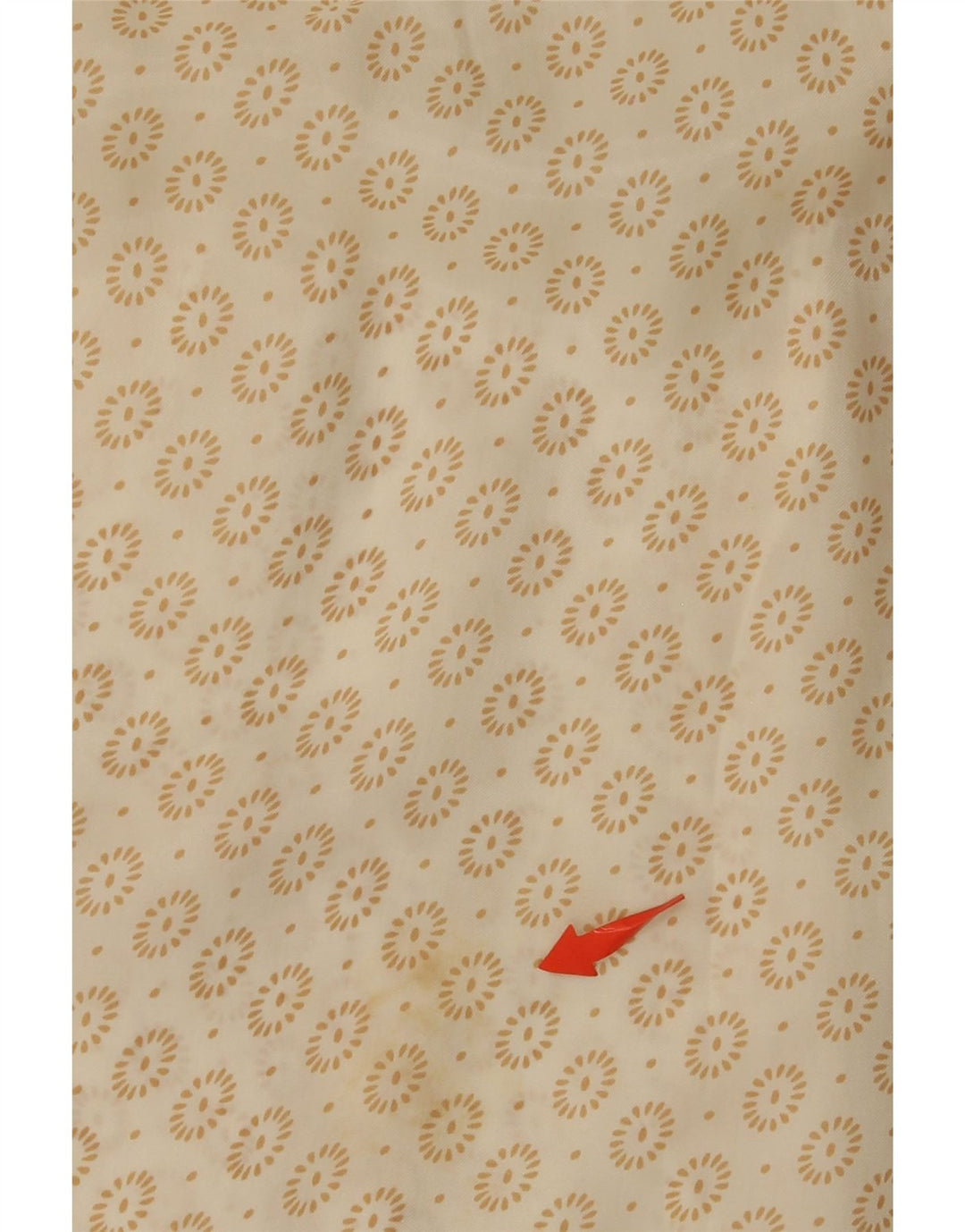 TIPO' S Mens Shirt XL Off White Floral Cupro