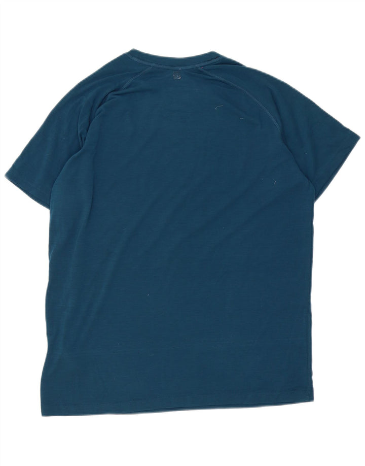 Mountain Warehouse Mens T-Shirt Top Small Blue Polyester
