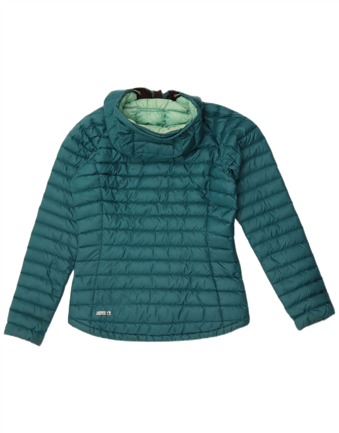 Rab Womens Hooded Padded Jacket UK 10 Small Green Polyamide