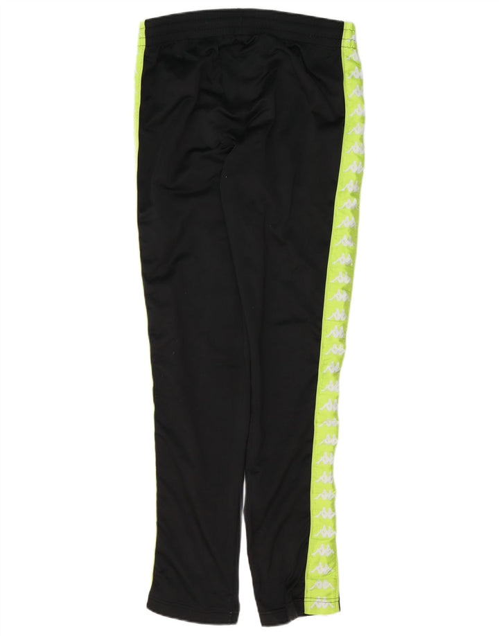 KAPPA Boys Graphic Full Tracksuit 15-16 Years  Black Colourblock Polyester