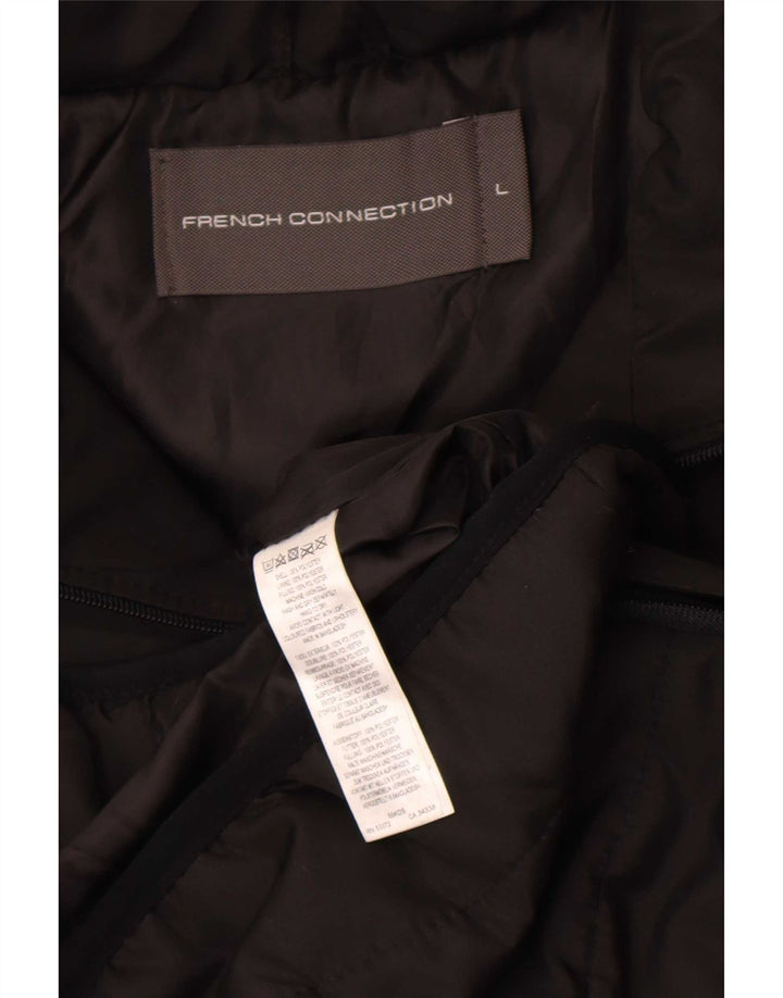 French Connection Mens Padded Jacket UK 40 Large Black Polyester