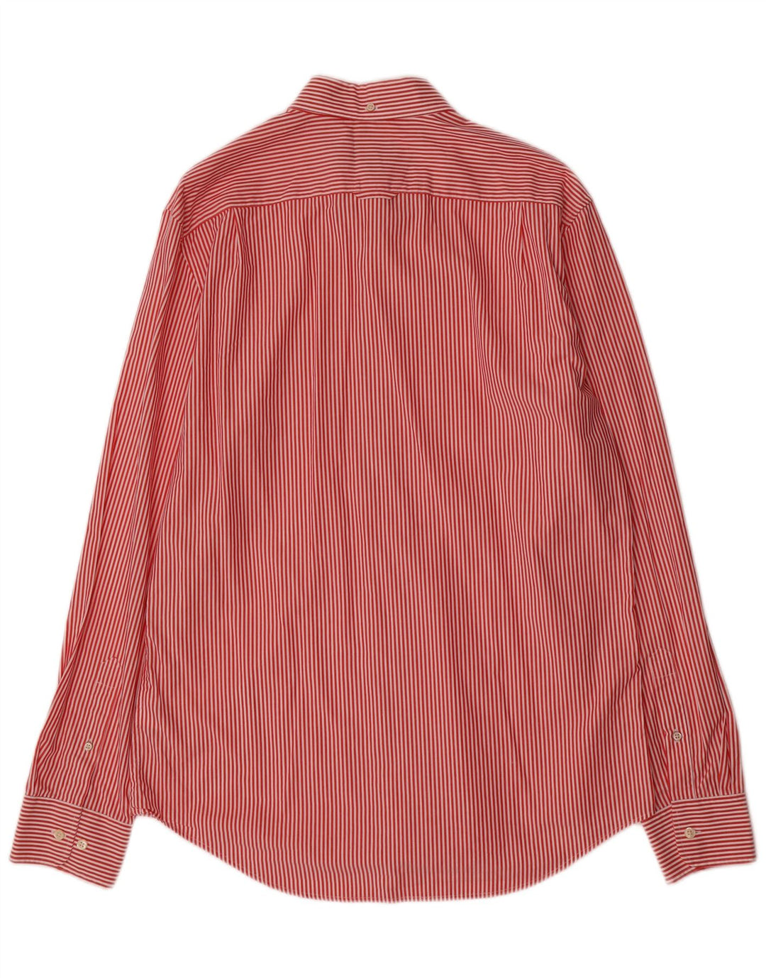 GANT Mens Shirt Large Red Striped Cotton